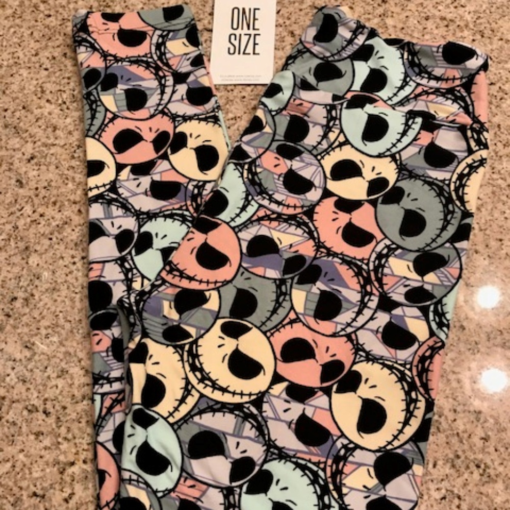 LuLaRoe Jack Nightmare Before Christmas Leggings